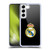 Real Madrid CF Origin Plain Logo Black Soft Gel Case for Samsung Galaxy S22 5G