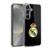 Real Madrid CF Origin Plain Logo Black Soft Gel Case for Samsung Galaxy S24 5G & MagSafe