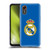 Real Madrid CF Origin Plain Logo Blue Soft Gel Case for Samsung Galaxy Xcover7 5G