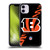 NFL Cincinnati Bengals Logo Stripes Soft Gel Case for Apple iPhone 11