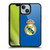 Real Madrid CF Origin Plain Logo Blue Gel Armour Case For Apple iPhone 14
