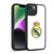 Real Madrid CF Origin Plain Logo White Gel Armour Case For Apple iPhone 14