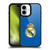 Real Madrid CF Origin Plain Logo Blue Gel Armour Case For Apple iPhone 16