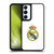 Real Madrid CF Origin Plain Logo White Gel Armour Case For Samsung Galaxy A55 5G