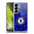 Chelsea Football Club Crest Camouflage Soft Gel Case for Samsung Galaxy S25
