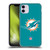 NFL Miami Dolphins Logo Plain Soft Gel Case for Apple iPhone 11