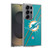NFL Miami Dolphins Logo Stripes Soft Gel Case for Samsung Galaxy S25 Ultra