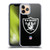 NFL Las Vegas Raiders Logo Plain Soft Gel Case for Apple iPhone 11 Pro