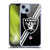 NFL Las Vegas Raiders Logo Stripes Soft Gel Case for Apple iPhone 14 Plus