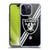 NFL Las Vegas Raiders Logo Stripes Soft Gel Case for Apple iPhone 14 Pro Max