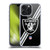 NFL Las Vegas Raiders Logo Stripes Soft Gel Case for Apple iPhone 15 Pro Max