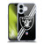 NFL Las Vegas Raiders Logo Stripes Soft Gel Case for Apple iPhone 16