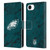 NFL Philadelphia Eagles Graphics Coloured Marble Leather Book Wallet Case Cover For Apple iPhone 16e