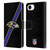 NFL Baltimore Ravens Logo Stripes Leather Book Wallet Case Cover For Apple iPhone 16e / Apple iPhone 17e