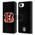 NFL Cincinnati Bengals Logo Plain Leather Book Wallet Case Cover For Apple iPhone 16e / Apple iPhone 17e