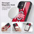 Ohio State University Logo Stripes Gel Armour Case For Apple iPhone 12 / iPhone 12 Pro