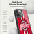Ohio State University Logo Stripes Gel Armour Case For Apple iPhone 16 Pro