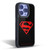 Superman DC Comics Logos Black And Red Gel Armour Case For Apple iPhone 11