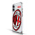AC Milan Logo Icon Crest Oversized SHOCKPROOF BUMPER CASE COMPATIBLE WITH  & MAGSAFE Apple iPhone 15 Pro