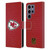 NFL Kansas City Chiefs Logo Football Leather Book Wallet Case Cover For Samsung Galaxy S25 Ultra