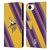 NFL Minnesota Vikings Artwork Stripes Leather Book Wallet Case Cover For Apple iPhone 16e