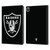 NFL Las Vegas Raiders Logo Plain Leather Book Wallet Case Cover For Apple iPad Pro 13 M4 2024