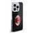 AC Milan Crest Patterns Red And Grey Soft Gel Case for Apple iPhone 17 Pro