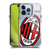 AC Milan Logo Icon Crest Oversized SHOCKPROOF BUMPER CASE COMPATIBLE WITH  & MAGSAFE Apple iPhone 13 Pro