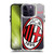 AC Milan Logo Icon Crest Oversized SHOCKPROOF BUMPER CASE COMPATIBLE WITH  & MAGSAFE Apple iPhone 14 Pro Max