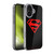 Superman DC Comics Logos Black And Red Soft Gel Case for Apple iPhone 17