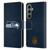 NFL Seattle Seahawks Logo Football Leather Book Wallet Case Cover For Samsung Galaxy S25