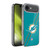 NFL Miami Dolphins Logo Stripes Soft Gel Case for Apple iPhone 17 Air