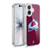 NHL Colorado Avalanche Net Pattern Soft Gel Case for Apple iPhone 17