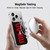 AC Milan Graphics Vertical Typography Soft Gel Case for Apple iPhone 17 Pro