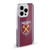 West Ham United FC 2025/26 Crest Kit Home Soft Gel Case for Apple iPhone 14 Pro