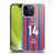 Crystal Palace FC 2025/26 Players Home Kit Jean-Philippe Mateta Soft Gel Case for Apple iPhone 14 Pro Max