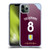 Aston Villa Football Club 2025/26 Players Home Kit Youri Tielemans Soft Gel Case for Apple iPhone 11 Pro Max