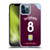 Aston Villa Football Club 2025/26 Players Home Kit Youri Tielemans Soft Gel Case for Apple iPhone 12 Pro Max