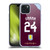 Aston Villa Football Club 2025/26 Players Home Kit Amadou Onana Soft Gel Case for Apple iPhone 15 Plus