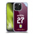 Aston Villa Football Club 2025/26 Players Home Kit Morgan Rogers Soft Gel Case for Apple iPhone 15 Pro Max
