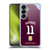 Aston Villa Football Club 2025/26 Players Home Kit Ollie Watkins Soft Gel Case for Samsung Galaxy S25+