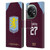 Aston Villa Football Club 2025/26 Players Home Kit Morgan Rogers Leather Book Wallet Case Cover For OnePlus 11 5G