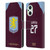 Aston Villa Football Club 2025/26 Players Home Kit Morgan Rogers Leather Book Wallet Case Cover For OPPO Reno8 Lite