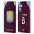 Aston Villa Football Club 2025/26 Players Home Kit Youri Tielemans Leather Book Wallet Case Cover For Samsung Galaxy A34 5G