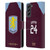 Aston Villa Football Club 2025/26 Players Home Kit Amadou Onana Leather Book Wallet Case Cover For Samsung Galaxy S21 FE 5G