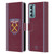 West Ham United FC 2025/26 Crest Kit Home Leather Book Wallet Case Cover For Motorola Moto G Stylus 5G (2022)