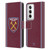 West Ham United FC 2025/26 Crest Kit Home Leather Book Wallet Case Cover For OPPO Reno12 Pro 5G