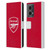 Arsenal FC 2025/26 Kit Home Leather Book Wallet Case Cover For Motorola Moto G85