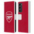 Arsenal FC 2025/26 Kit Home Leather Book Wallet Case Cover For Samsung Galaxy S23+ 5G