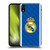 Real Madrid CF Badge Blue Soft Gel Case for Apple iPhone XR